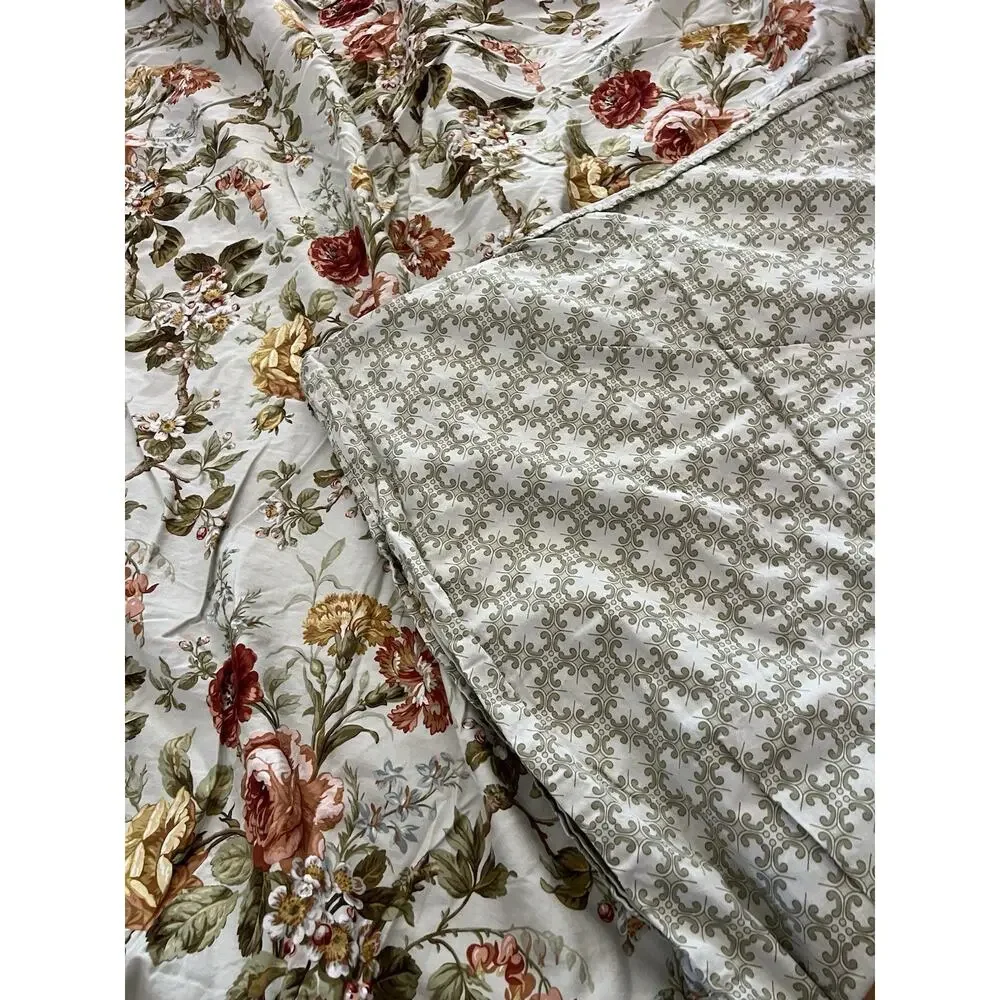 Collection Of Charter Club Queen Duvet Cover vintage English country garden Flor